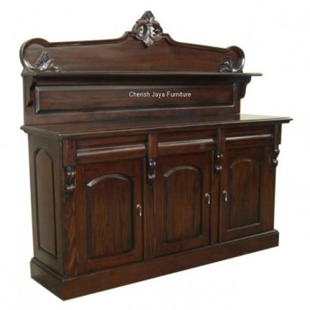Code: DBT 006-M Name: 3drs Victorian Chiffonier Size: W=173 x D=49 x H=160 cm Wood: Solid Mahogany